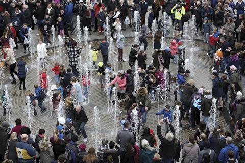 Stockton High Street fountains
